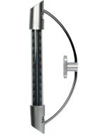 Thermomètre de fenêtre 23cm aspect métallique
