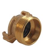 Gk-snelkoppeling 1 1/4 inch met aansluiting uitwendige draad (messing) op kaart