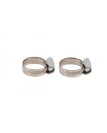 Colliers de serrage galvanisés 12-22mm 2 pcs