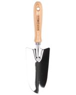 Greentools transplantoir large avec poignee en bois