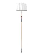 Paardenstalvork - Metaal - Essenhouten steel - 140 centimeter