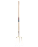 Fourche a fumier 4-dents avec manche boule 130cm