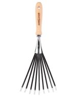 Greentools balai a feuille avec petit manche en bois