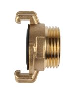 Gk-snelkoppeling 1inch met aansluiting uitwendige draad (messing) op kaart