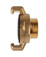 Gk-snelkoppeling 3/4inch met aansluiting uitwendige draad (messing) op kaart