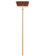 Balai - Fibre naturelle - 30 cm - Manche en bois - 140 cm