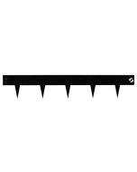 Bordure - Revêtement noir - Connectable - 100 x 7,5 cm
