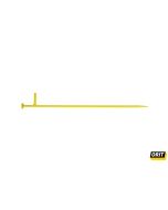 Draadpen met L-kop 600 mm RAL 1021