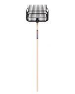 Paardenstalvork - Korfmodel - Essenhouten steel - 140 centimeter