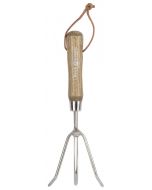 Dutch Garden - Cultivateur à main - Acier inoxydable - Bois FSC