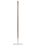 Dutch Garden - Râteau de jardin - Acier inoxydable - Bois FSC