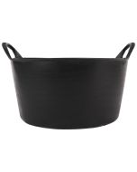 Cuve flexible - Avec poignées - Plastique - 12 litres - Noir