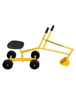 Graafmachine - Voor kinderen - Op wielen - Draaibaar - Metaal