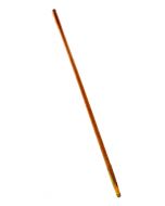 Manche boule 135cm pour fourche avec douille tubulaire metallique fermee et droite