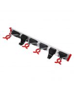 Set: profil alu 50cm avec 4 porte-outils et 2 crochets a outils