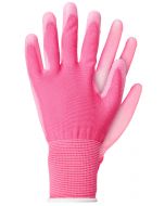 Gants de travail - Polyester - Rose - Taille S - Ultraléger