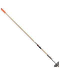 Gesmede en geharde biethak halve maan 140 mm met steel 1,40 m