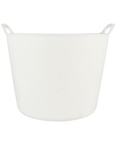 Flexibele kuip - Met hendels - Kunststof - 38 liter - Wit