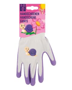 Kinderwerkhandschoenen - Slak - 8-10 jaar