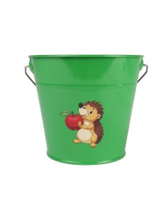 Emmer - Voor kinderen - Egel - Metaal - Groen