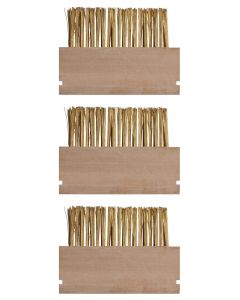 Onkruidborstels - 3 stuks - Voor houder - Zonder steel