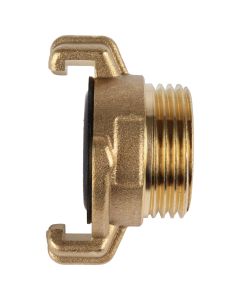 Gk-snelkoppeling 1inch met aansluiting uitwendige draad (messing) op kaart