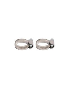 Slangklemmen - Met schroef - Rvs - 12-22 mm - 2 stuks
