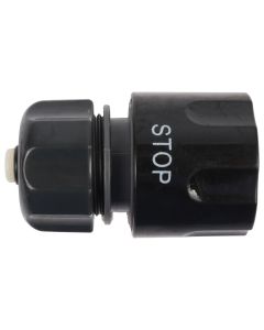 Slangkoppeling - Met waterstop - Kunststof - 1/2 inch