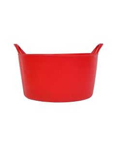 Flexibel kuipje - Met hendels - Kunststof - 12 liter - Rood