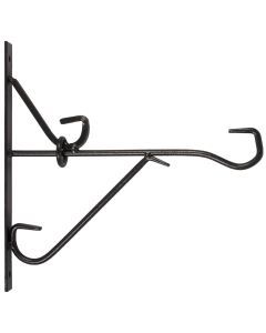 Muurhaak smeedijzer zwart 25cm