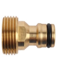 Kraannippel 3/4 inch met uitwendige draad (messing)