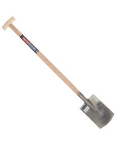 Damesspade - Blank gepolijst - Essenhouten steel - 85 cm