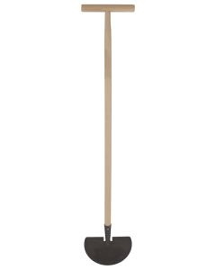 Grasboordafsnijder halve maan met houten t-steel 90 cm