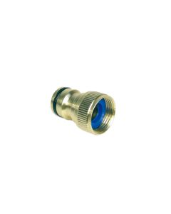 GROOT DEBIET KRAANNIPPEL MET INWENDIGE DRAAD 3/4 inch (MESSING)