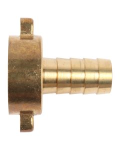 Kraankoppeling 3/4 inch met inwendige draad en slangtule dia 12-18 mm (messing) - op kaart