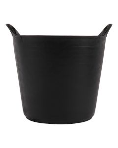 Flexibel kuipje - Met hendels - Kunststof - 22 liter - Zwart