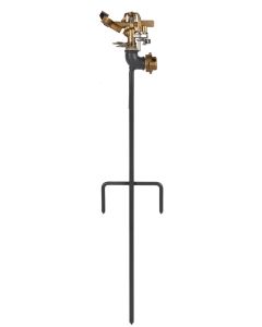 Sectorsproeier - Kniemodel - Messing - Verstelbaar - Voor 1/2 inch - Met piket