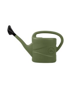 Gieter - Met broeskop - Kunststof - 2 liter - Olijfgroen