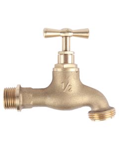 Tuinkraan - Buitenkraantje - Messing - 1/2 inch