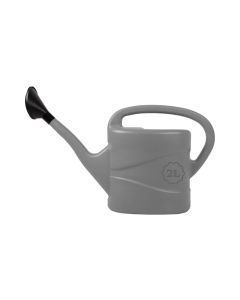 Gieter - Met broeskop - Kunststof - 2 liter - Grijs