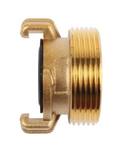 Gk-snelkoppeling 1 1/2inch met aansluiting uitwendige draad (messing) op kaart