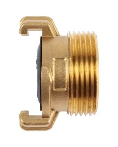 Gk-snelkoppeling 1 1/4 inch met aansluiting uitwendige draad (messing) op kaart