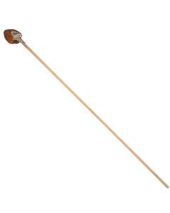 Ragebol - Hout - Kokosharen - 25 cm - Houten steel - 200 cm