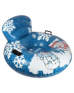 Sneeuwglijschotel - Met rugsteun - Opblaasbaar - Pvc - Met handvatten
