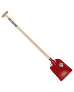 Betonschop - Gehard staal - Rood - Essenhouten steel - 120 cm