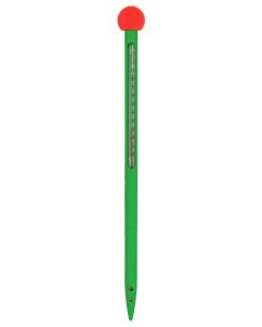 Thermometre d'agriculture -20°c/+60°c plastique, vert/rouge 320x80 mm