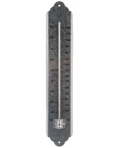 Thermometer metaal 50cm gegalvaniseerd