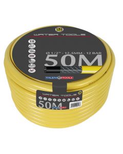 Gele slang 5/8" 50m, getricoteerd high twist resistant system