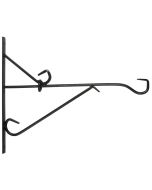 Muurhaak smeedijzer zwart 35cm