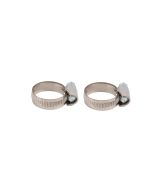 Slangklemmen - Met schroef - Verzinkt - 12-22 mm - 2 stuks